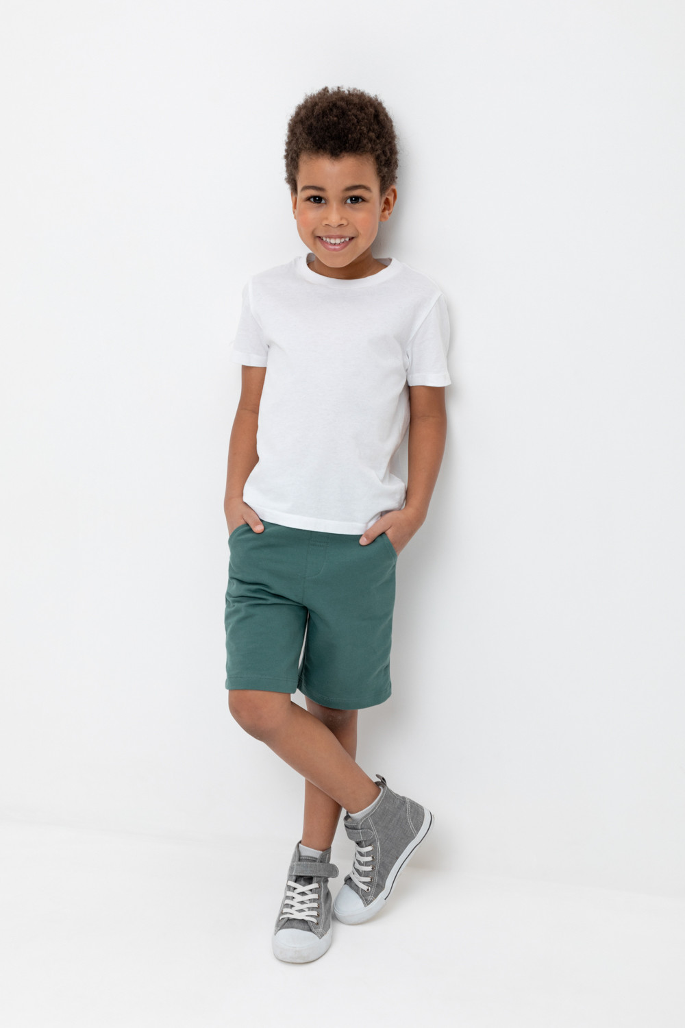 Шорты для мальчика, артикул: К 400596, цвет: зеленый, фото 5