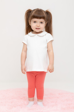 Бриджи для девочки, артикул: КП 4321, цвет: красный
