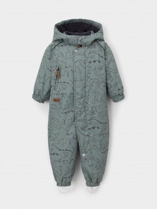 Комбинезоны утепленные для мальчика, артикул: ВК 60085/н/84 Ал, цвет: хаки - 2 фото